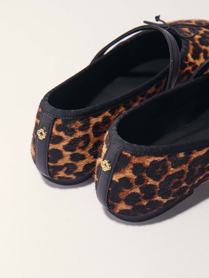 Ballerina in pelle leopardata