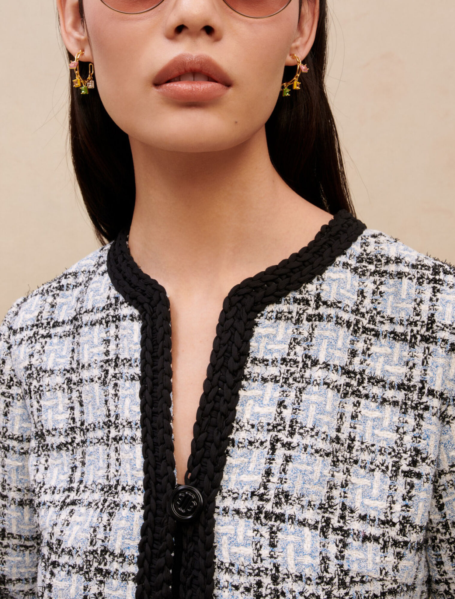 Abito effetto tweed