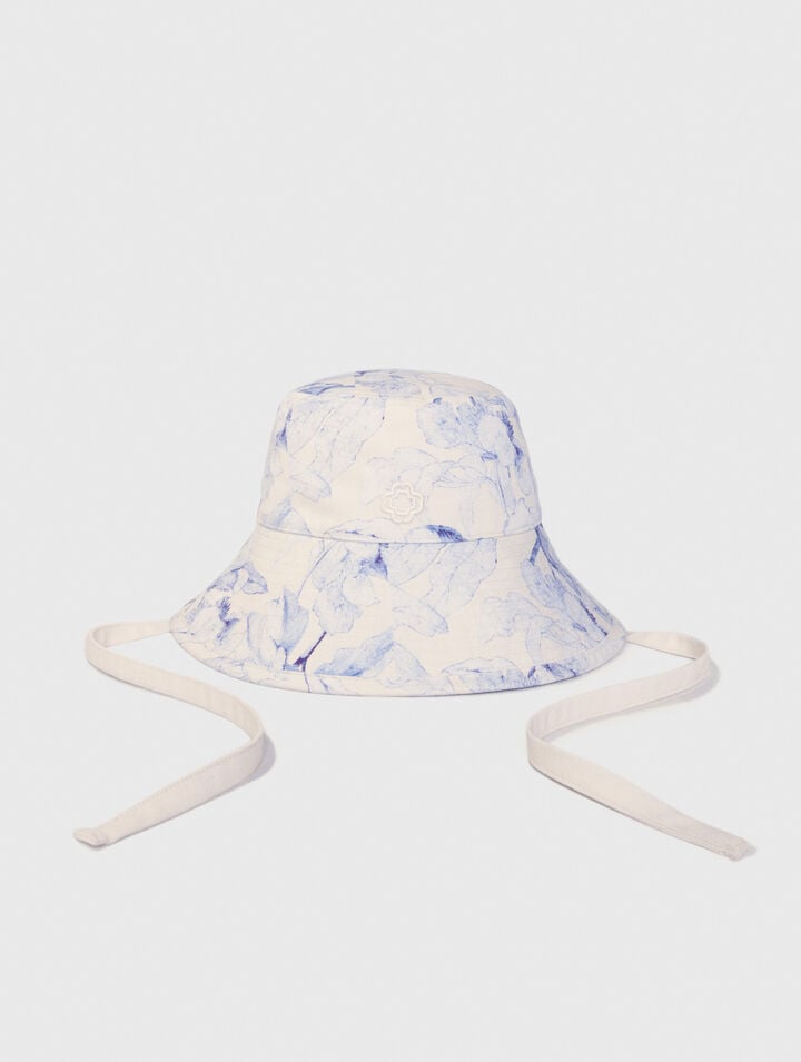 Bucket Hat lungo tema Acquerello