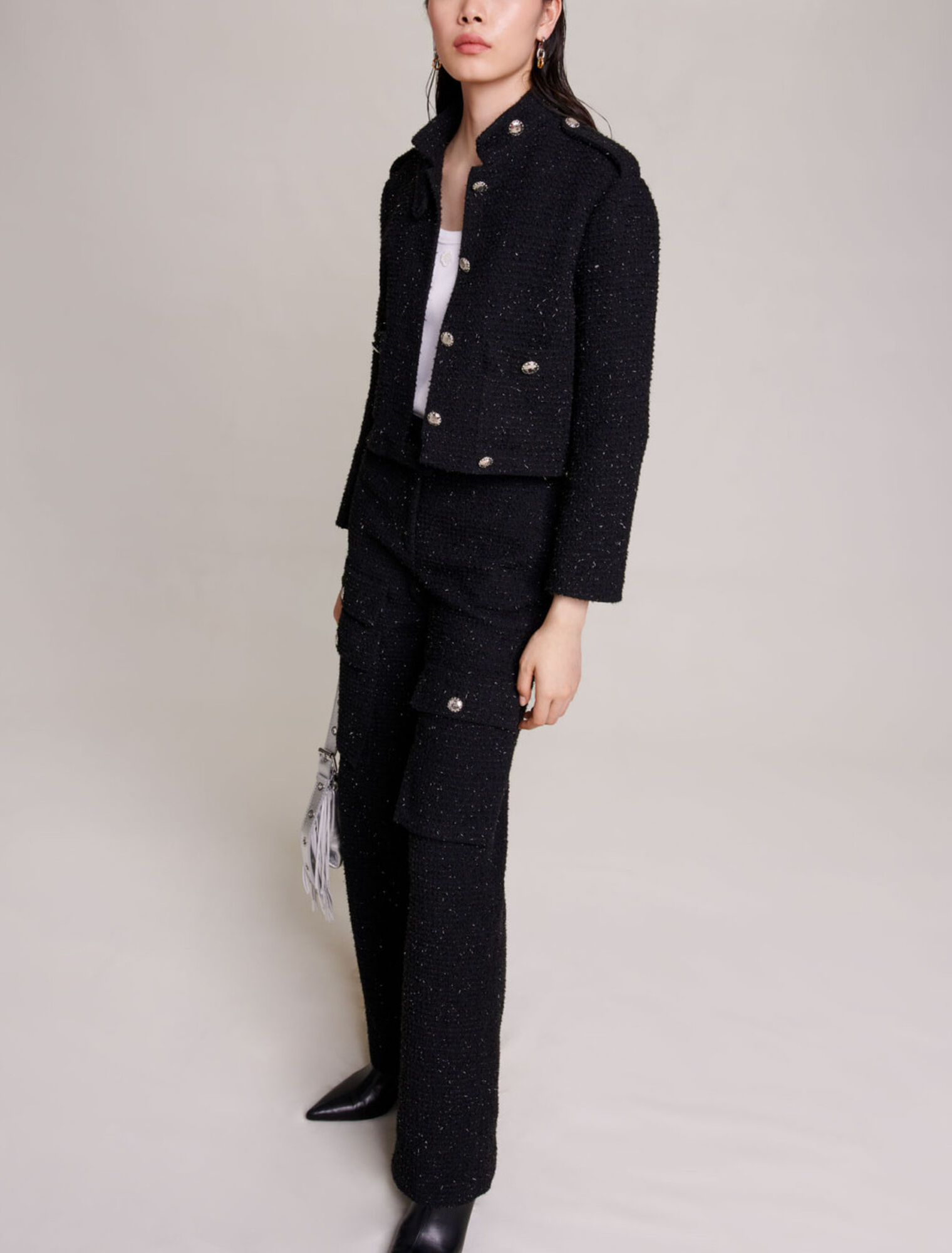 Pantaloni in tweed