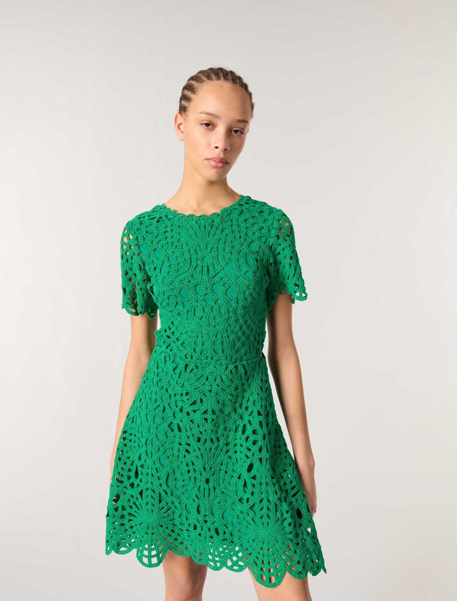 Abito corto in crochet