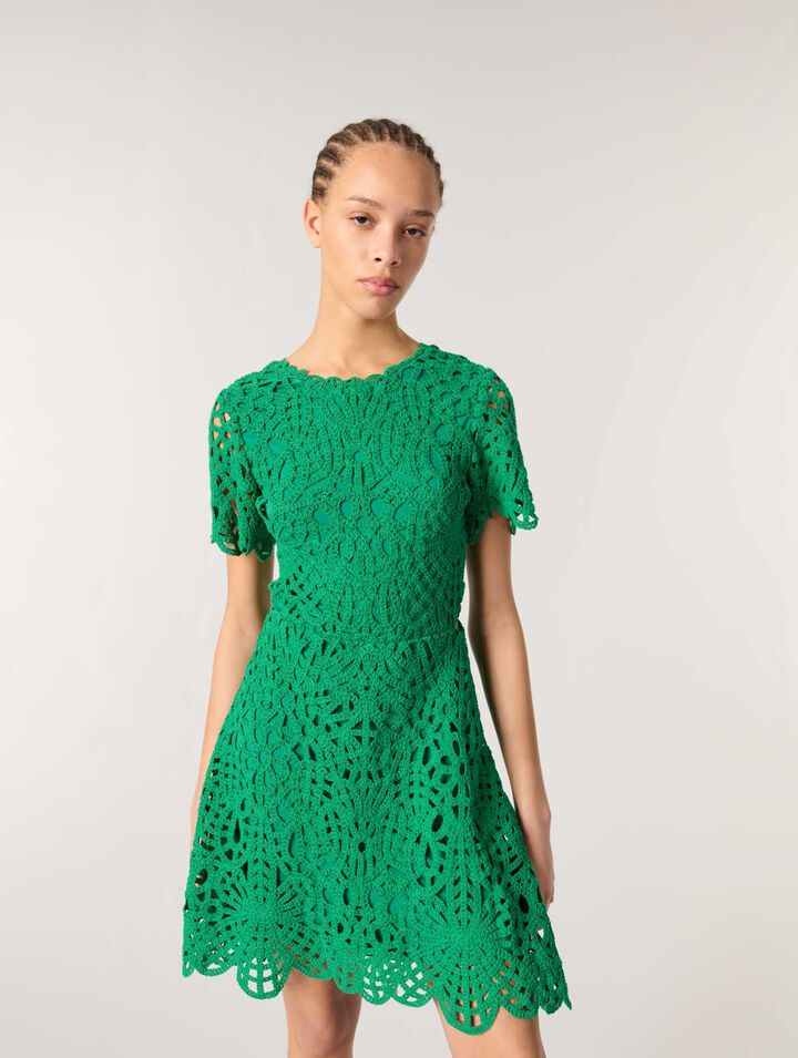 Abito corto in crochet