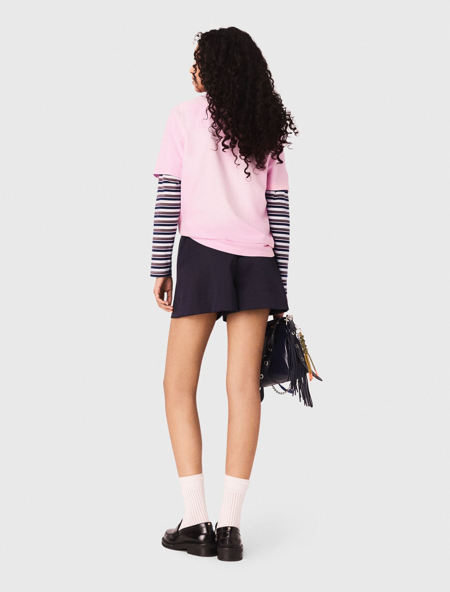 T-shirt con stampa marinara