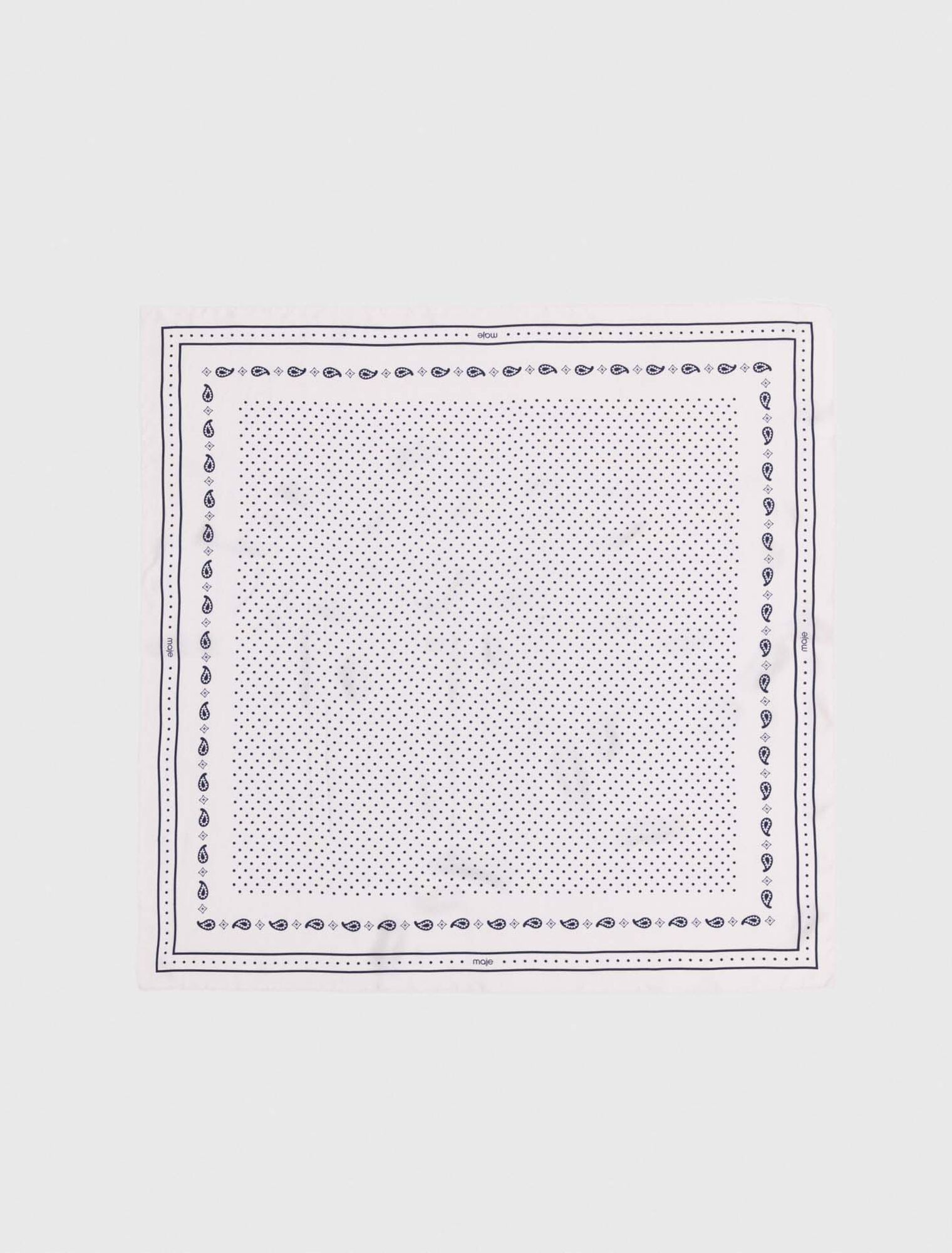 Foulard 90x90 in seta stampato