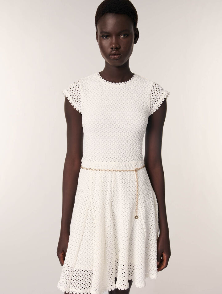 Abito corto in crochet