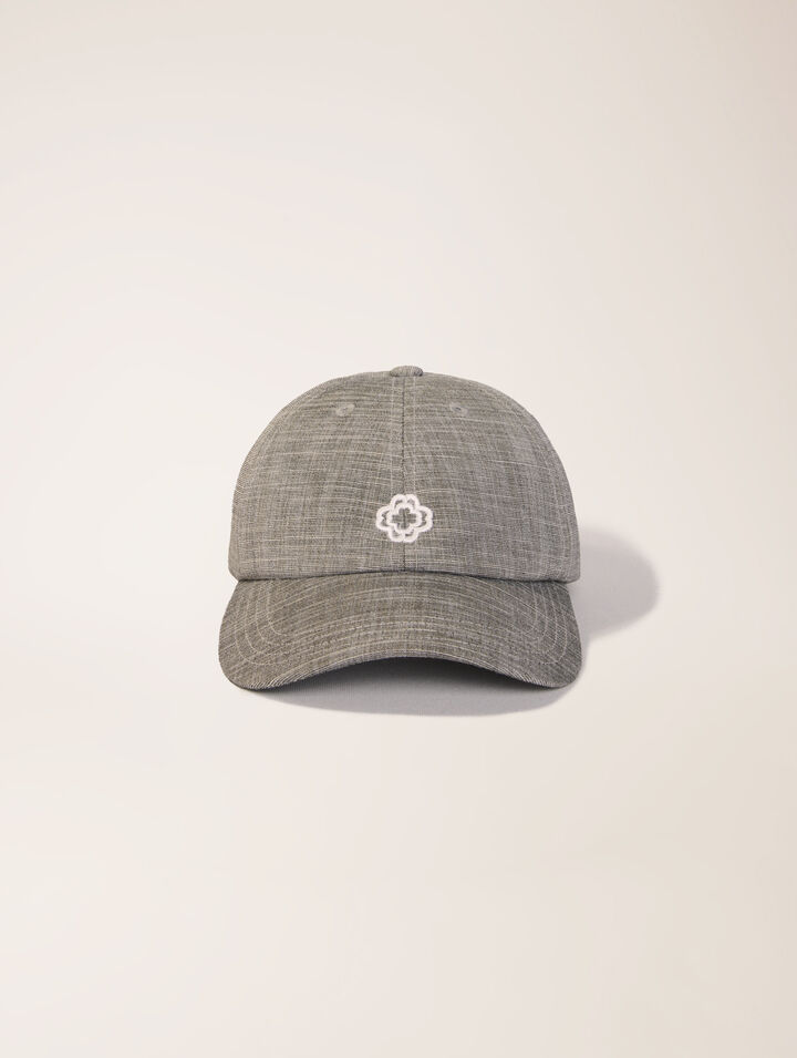 Cappellino di cotone con stampa