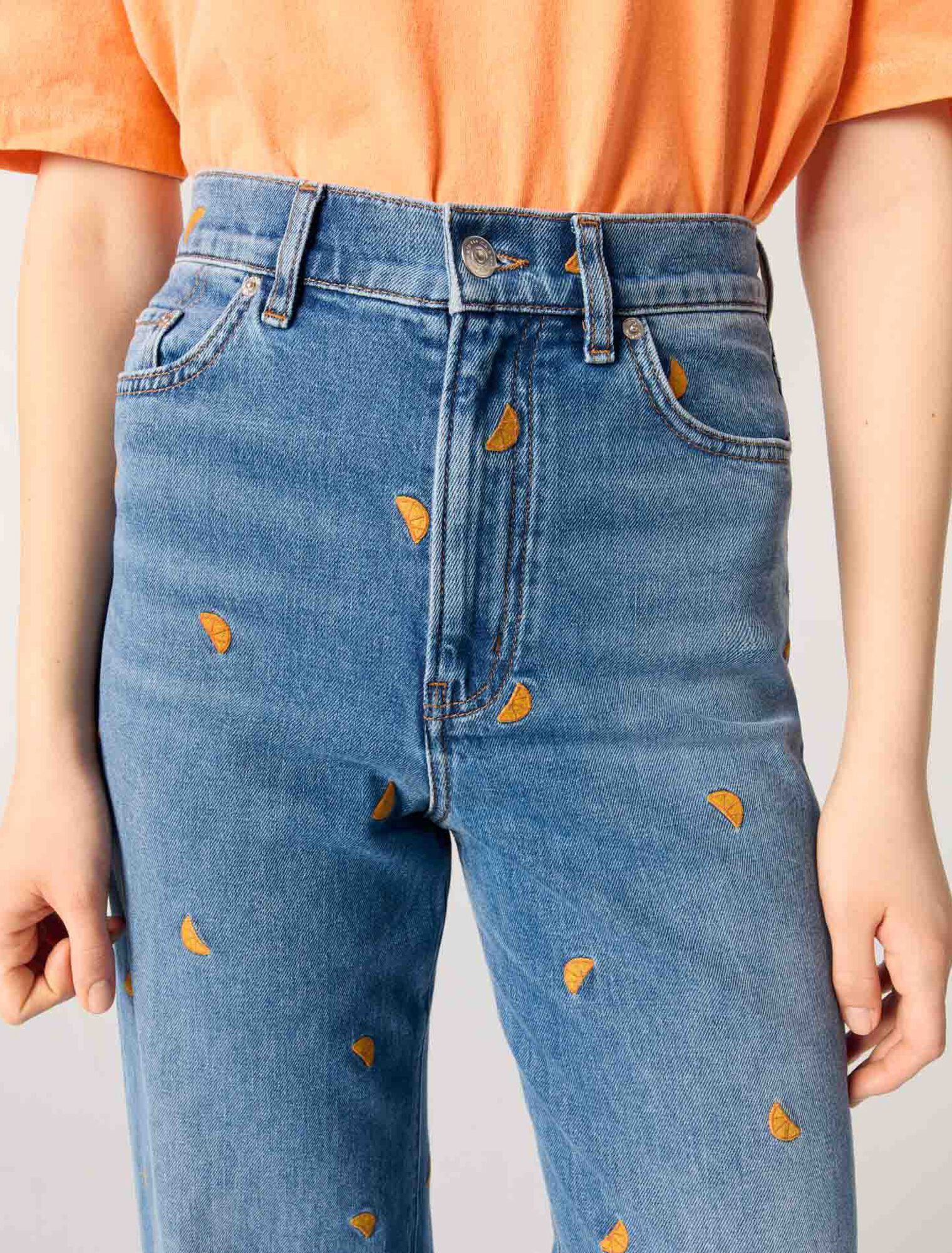 Jeans ricamati