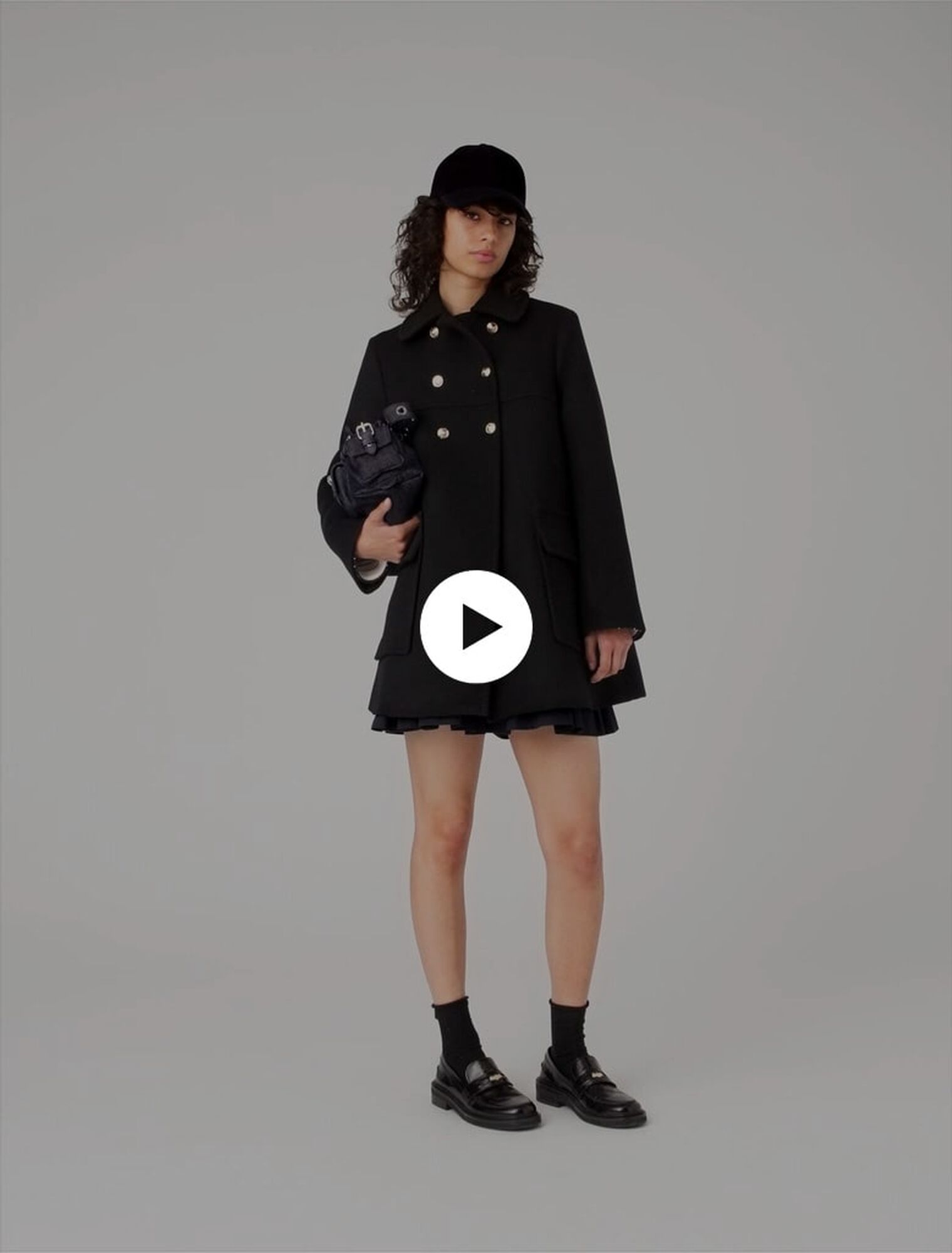 Cappotto in lana mélange