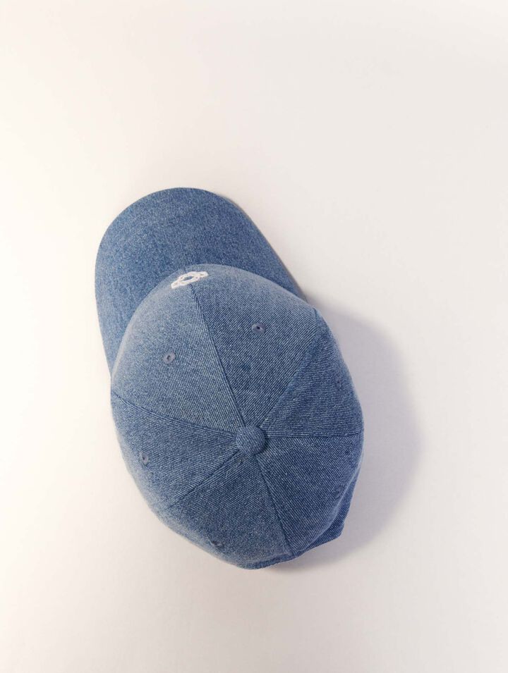 Cappellino in denim