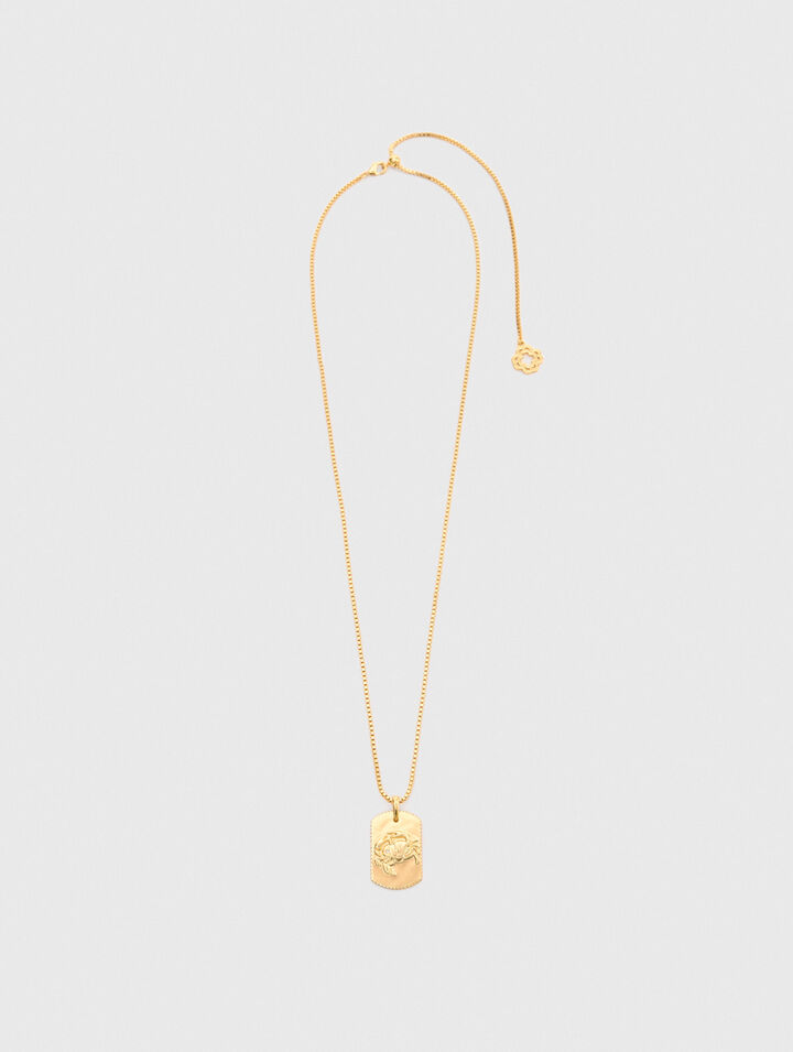 Collana con segno zodiacale