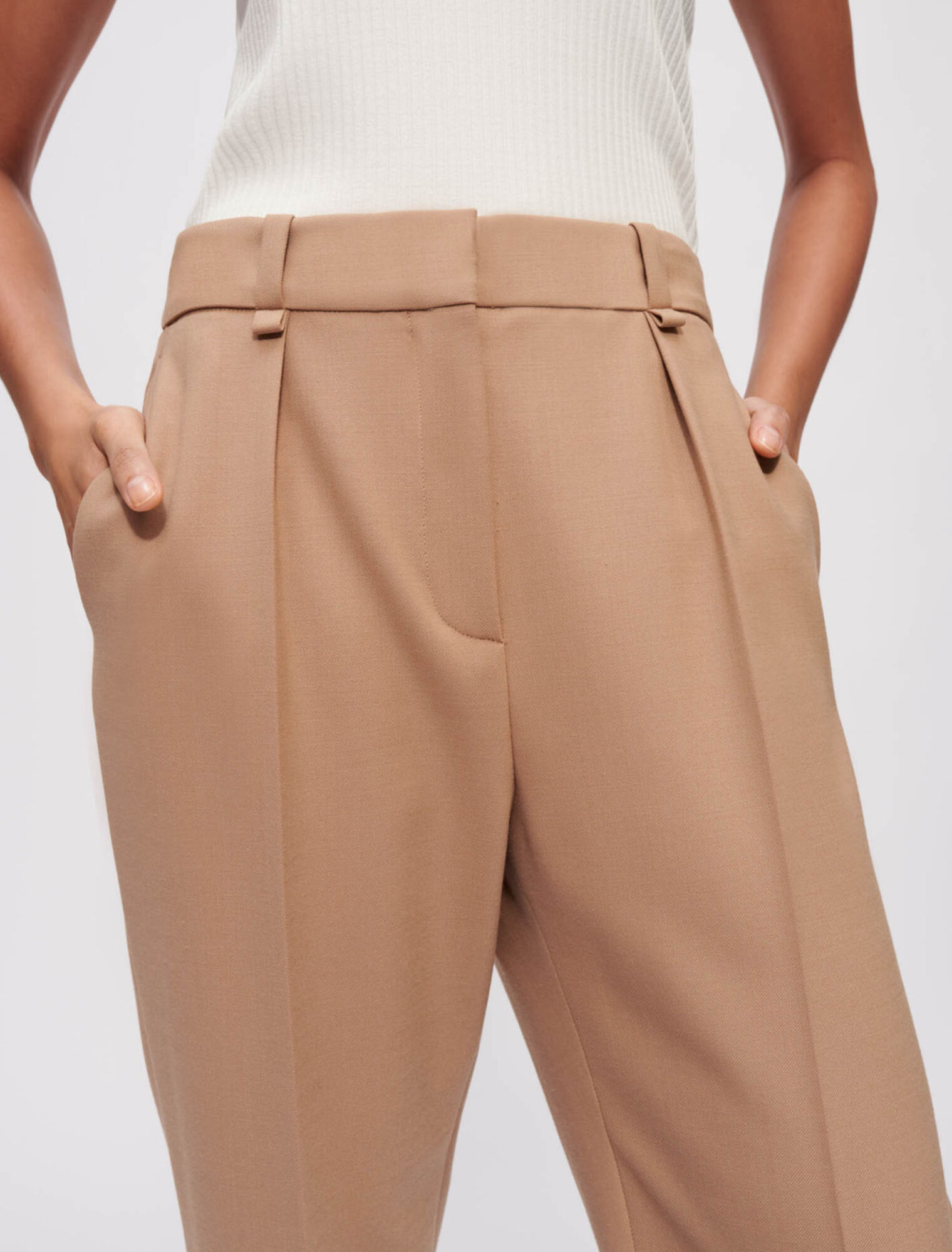 Pantaloni da abito plissettati