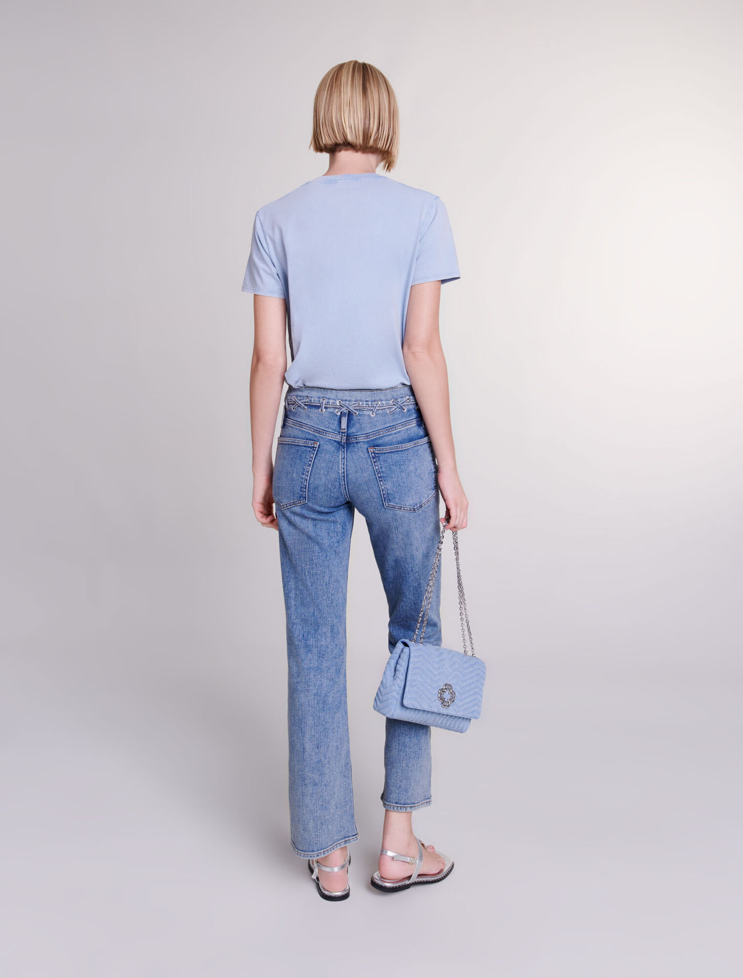 T-shirt arricchita da strass
