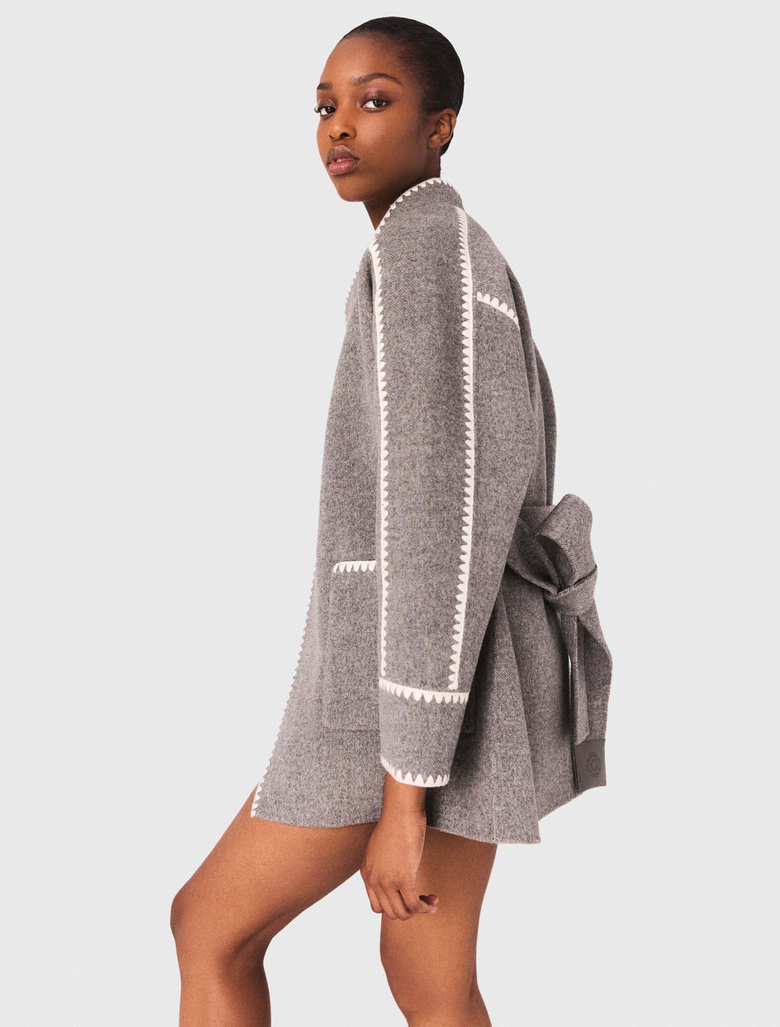 Cappotto corto double face