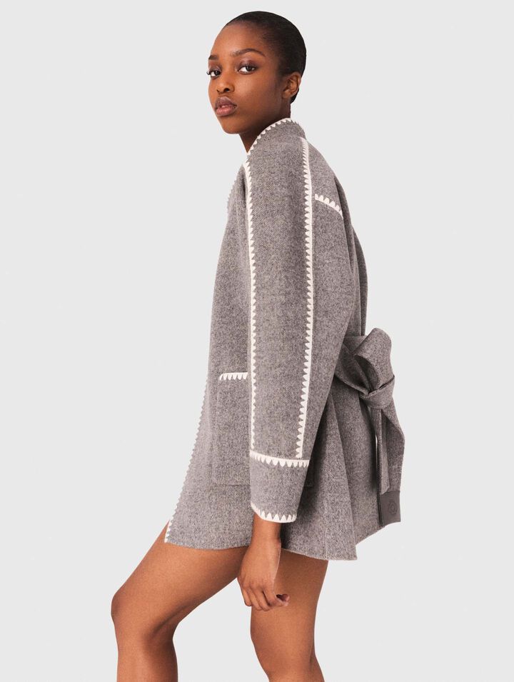 Cappotto corto double face