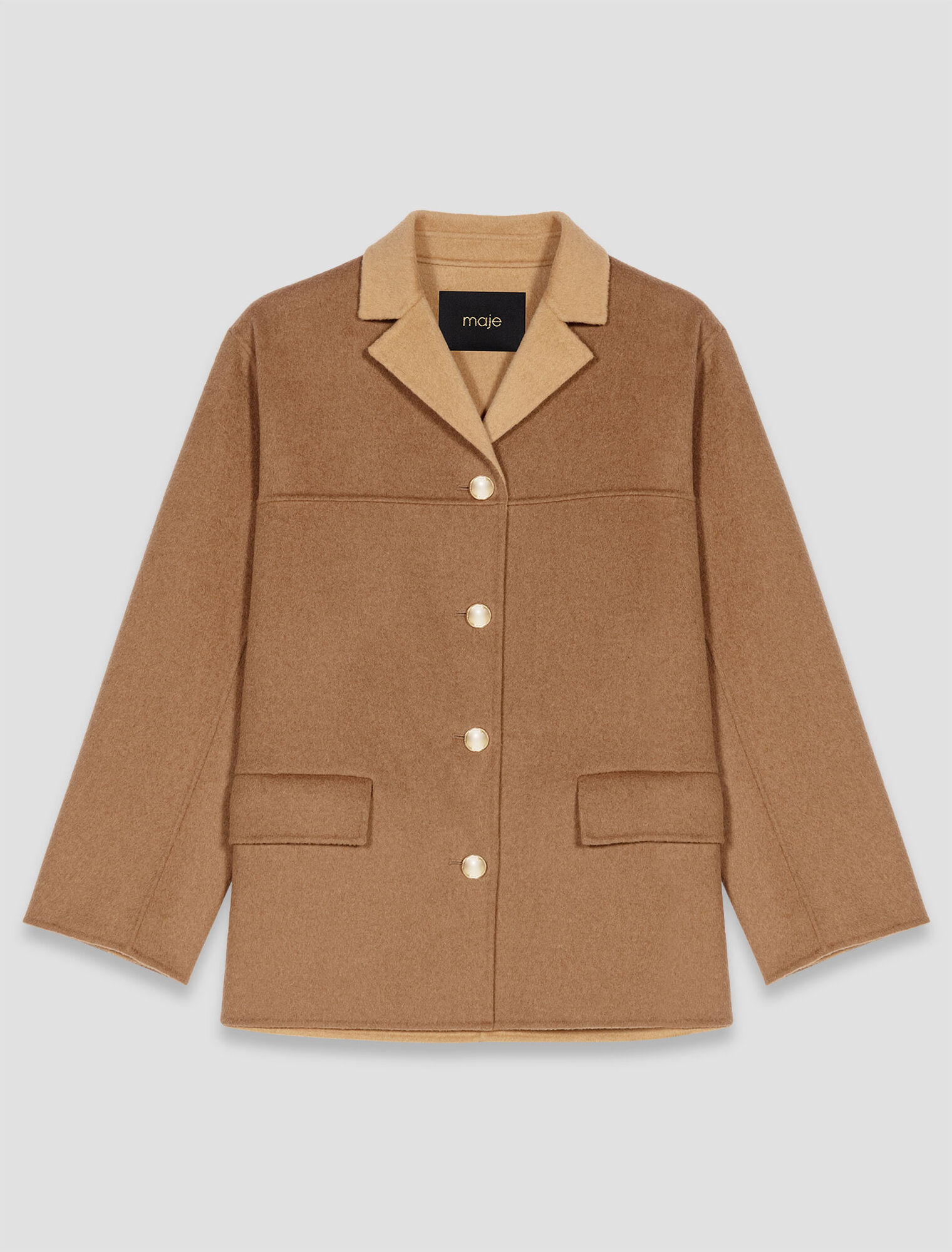 Cappotto double face medio lungo