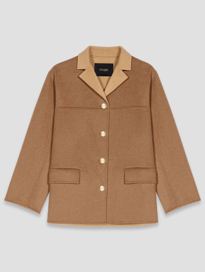 Cappotto double face medio lungo