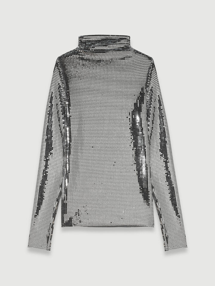 Top con paillettes