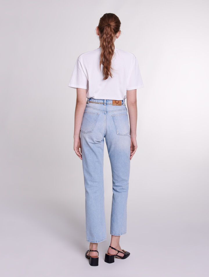 T-shirt con strass