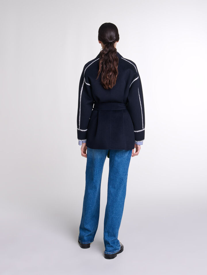 Cappotto corto double face