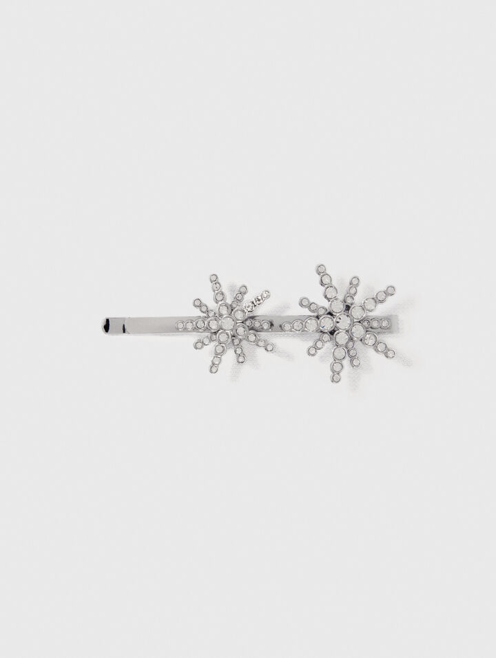 Fermaglio con stelle di strass