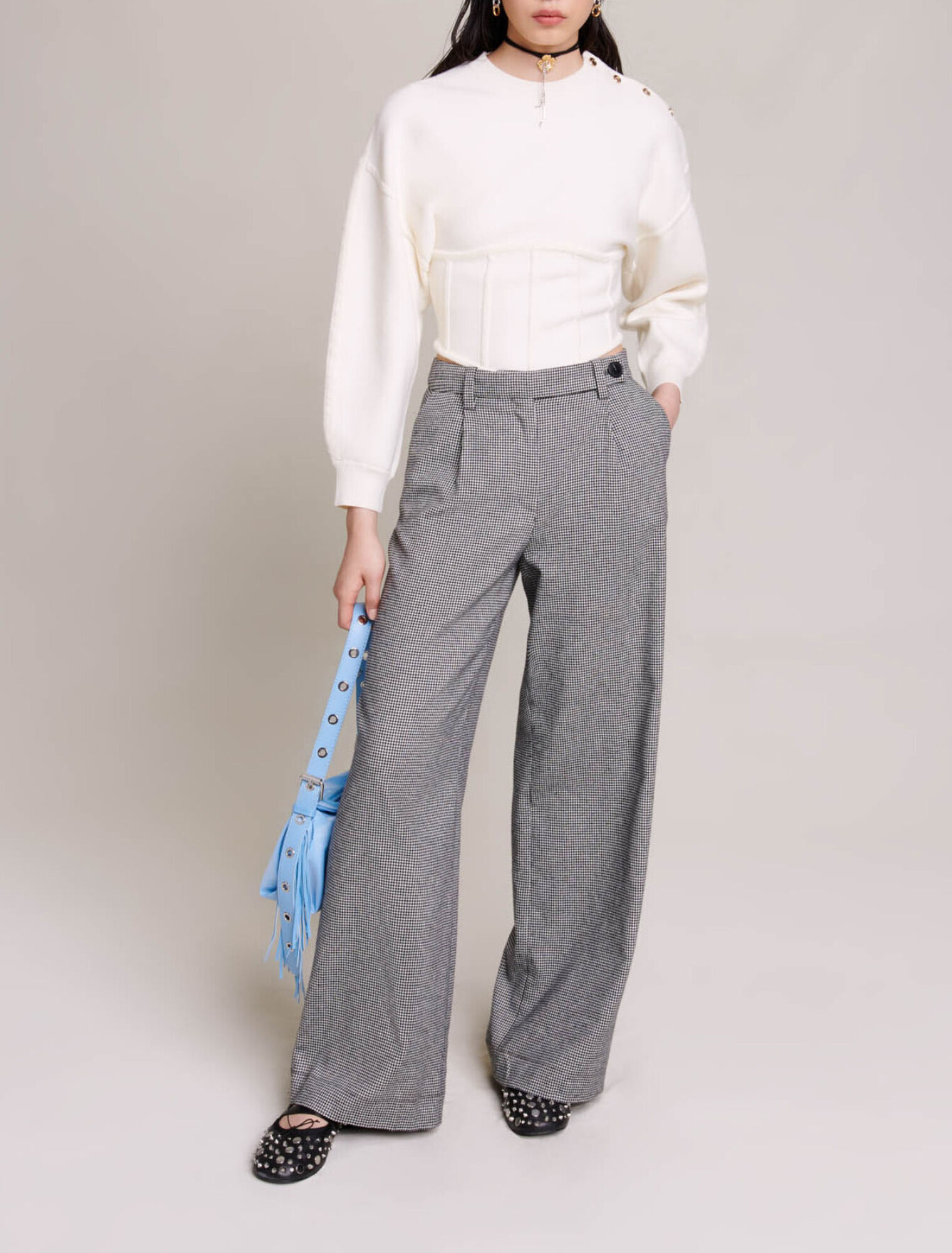 Pantaloni sartoriali larghi
