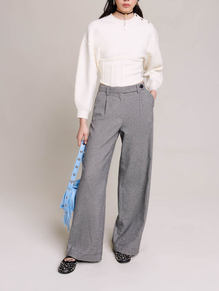 Pantaloni sartoriali larghi