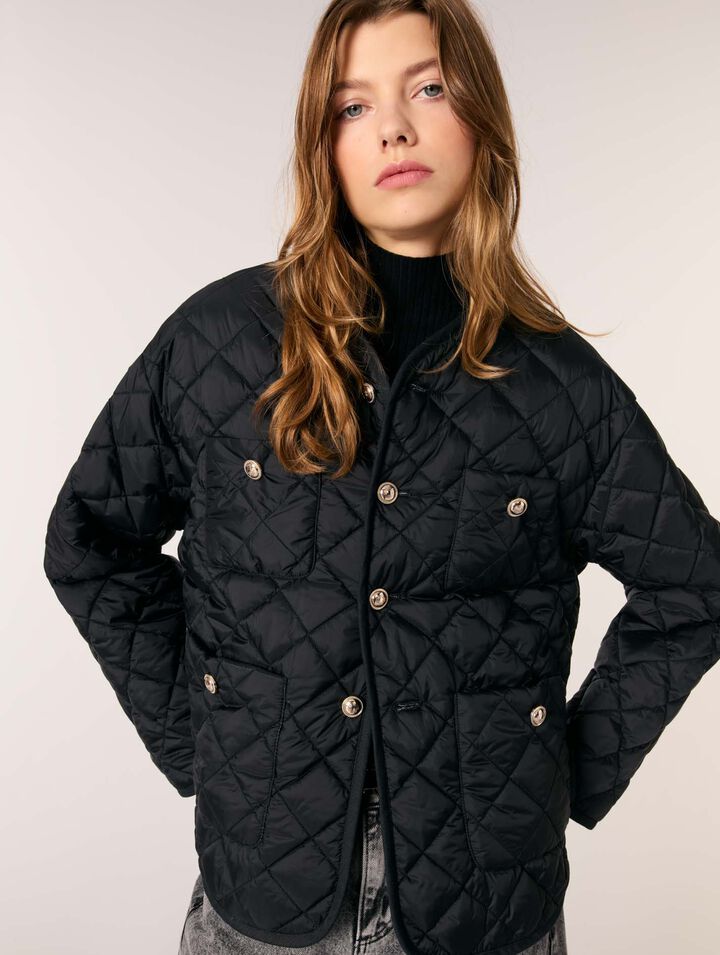 Cappotto trapuntato reversibile