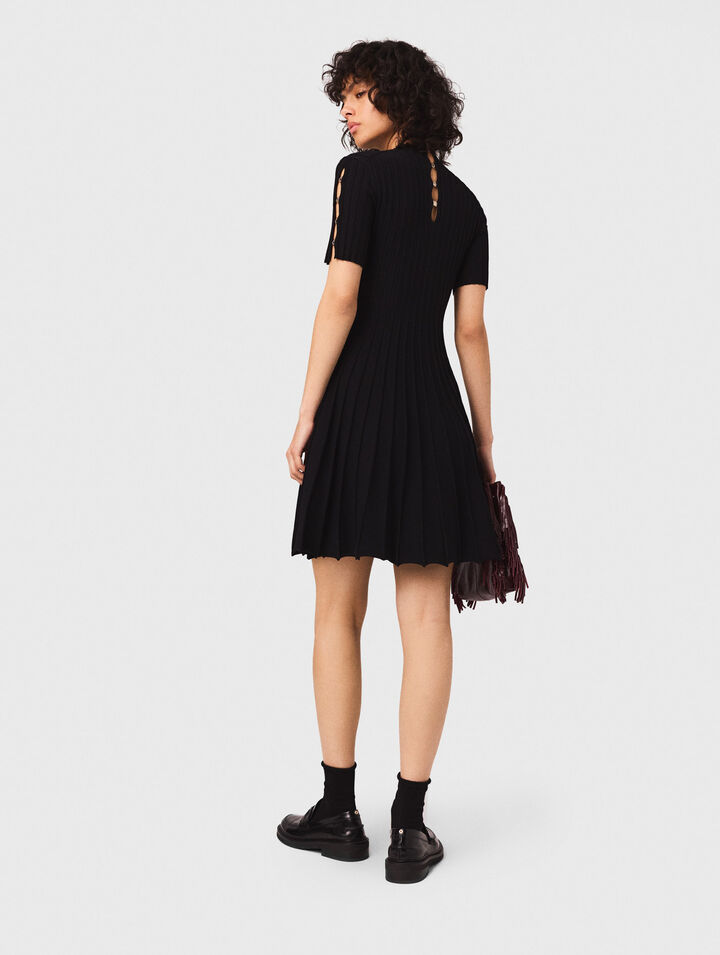 Abito corto in maglia