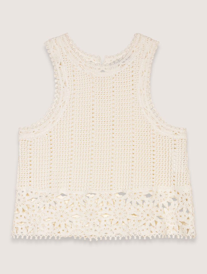 Canottiera in crochet
