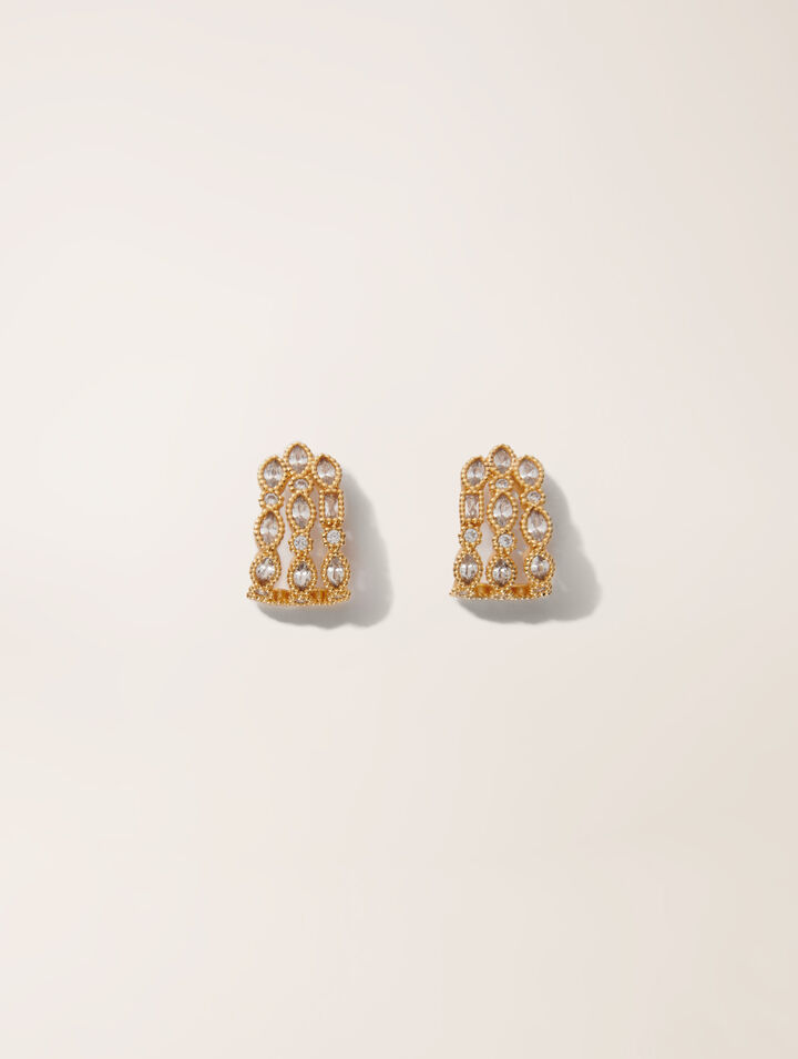 Orecchini con strass
