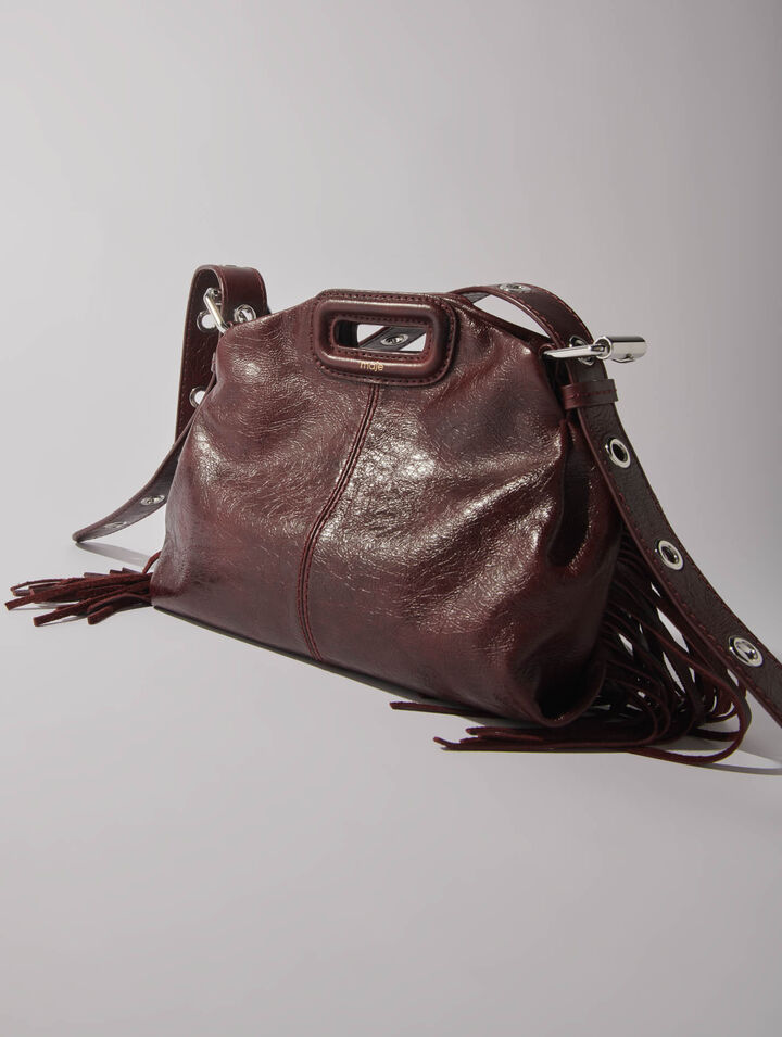 Mini-bag Miss M in pelle craquelé