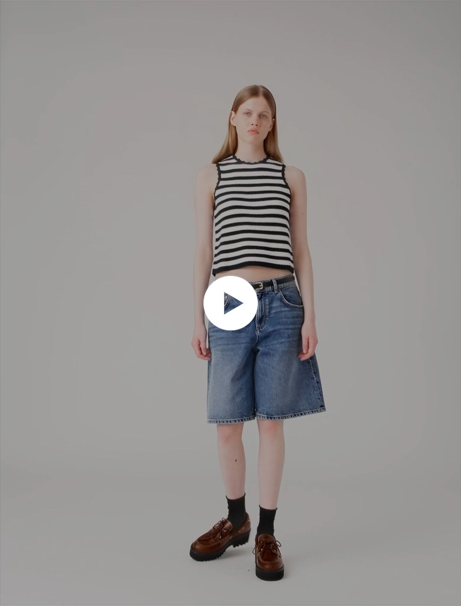 Bermuda in denim