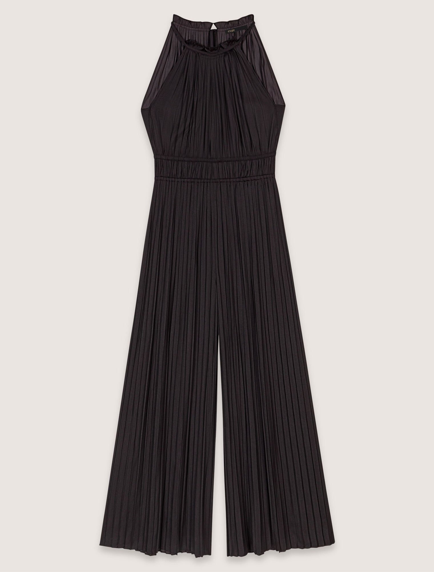 Tuta jumpsuit plissettata