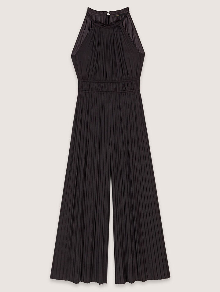 Tuta jumpsuit plissettata