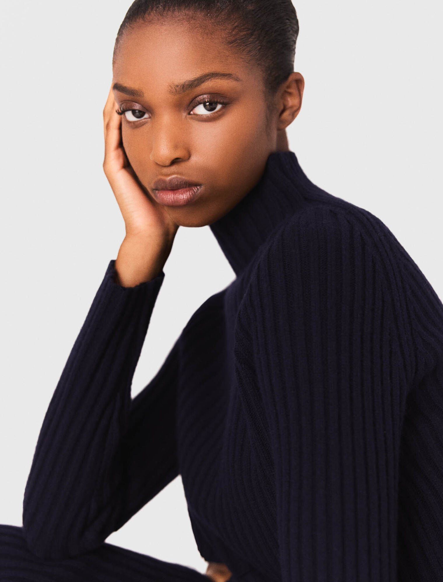 Abito in maglia con pull removibile