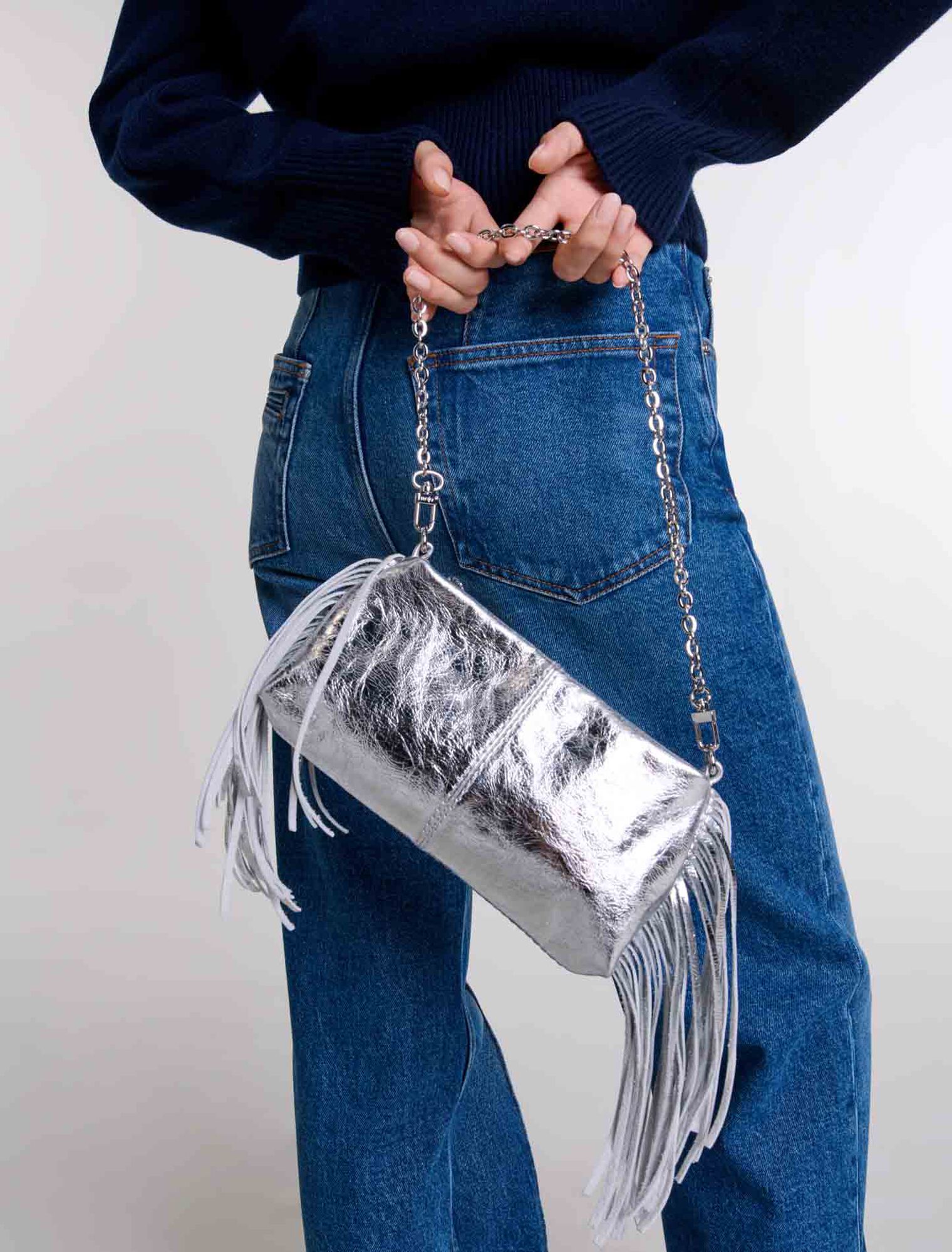 Pochette Miss M pouch in pelle