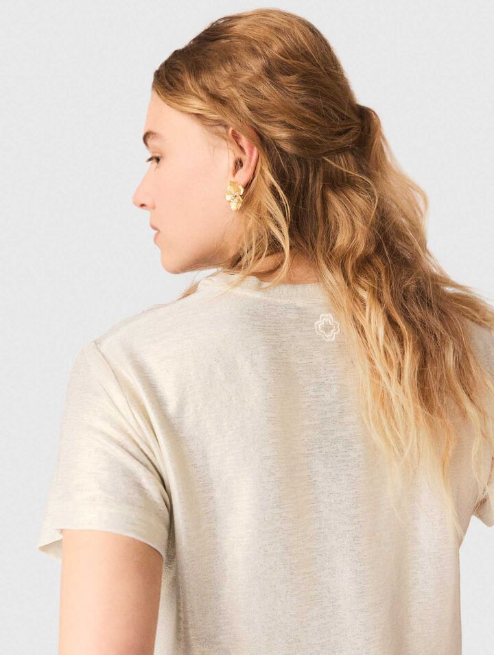 T-shirt in lam&eacute;