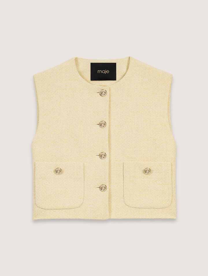 Panciotto in tweed