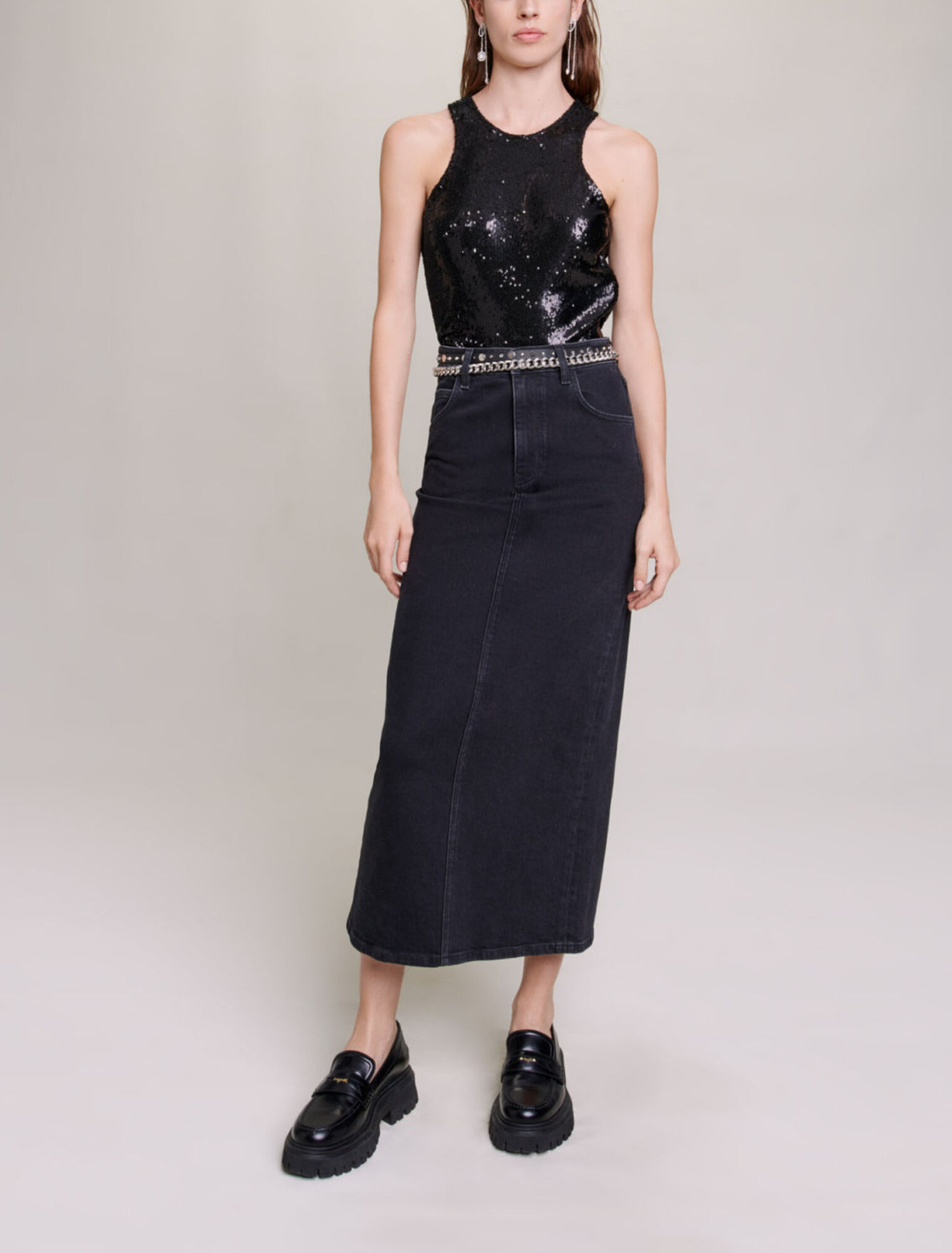 Top con strass
