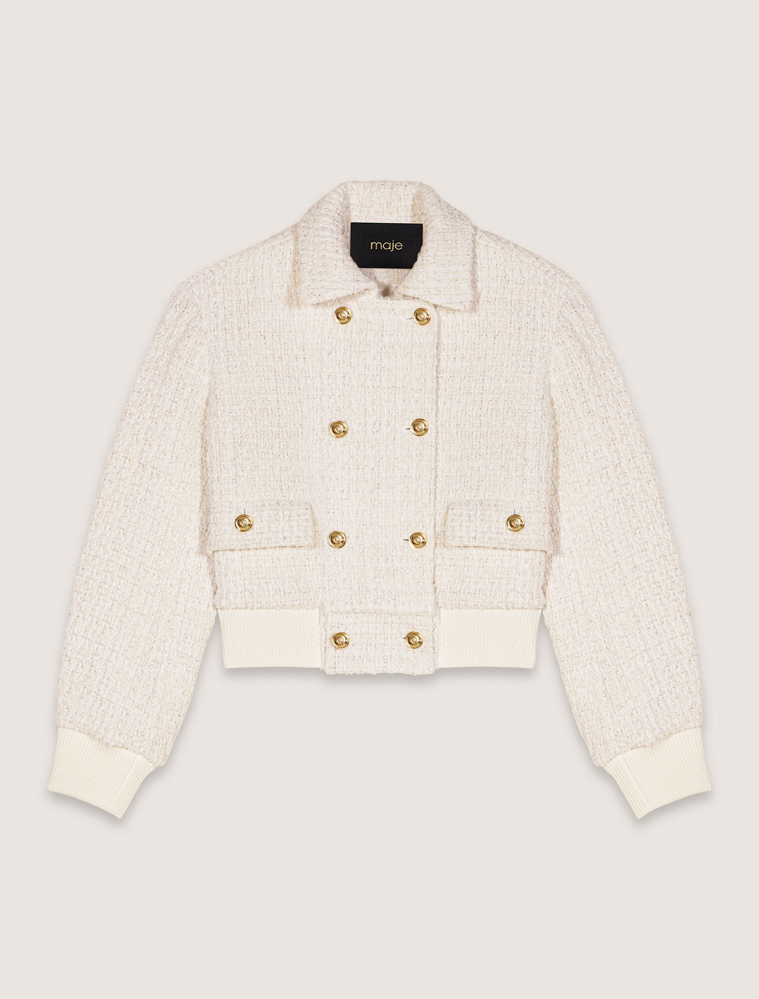 Giubbotto corto in tweed