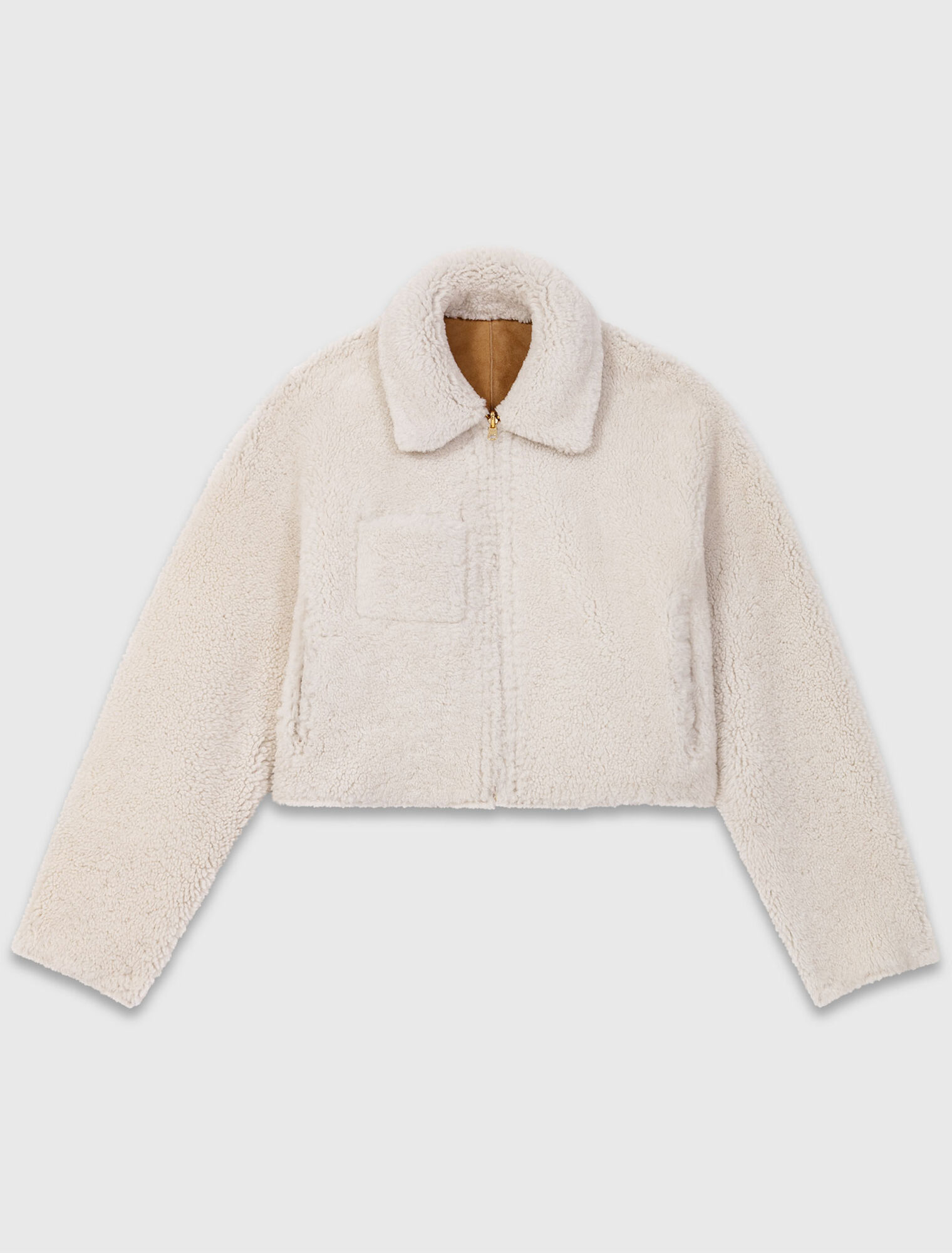 Cappotto shearling reversibile