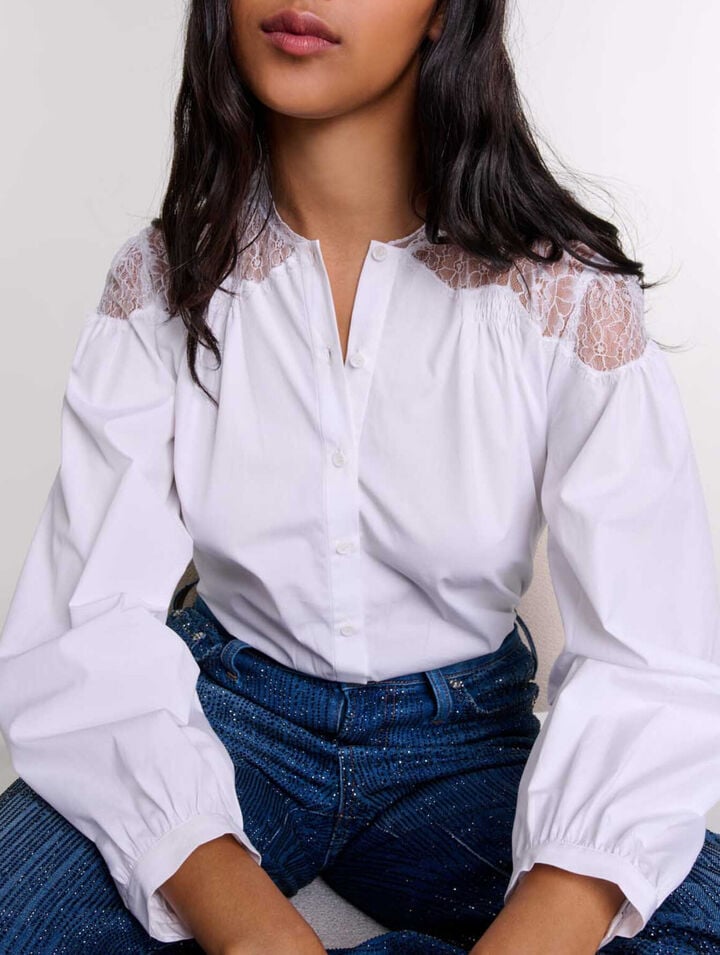 Camicia in pizzo