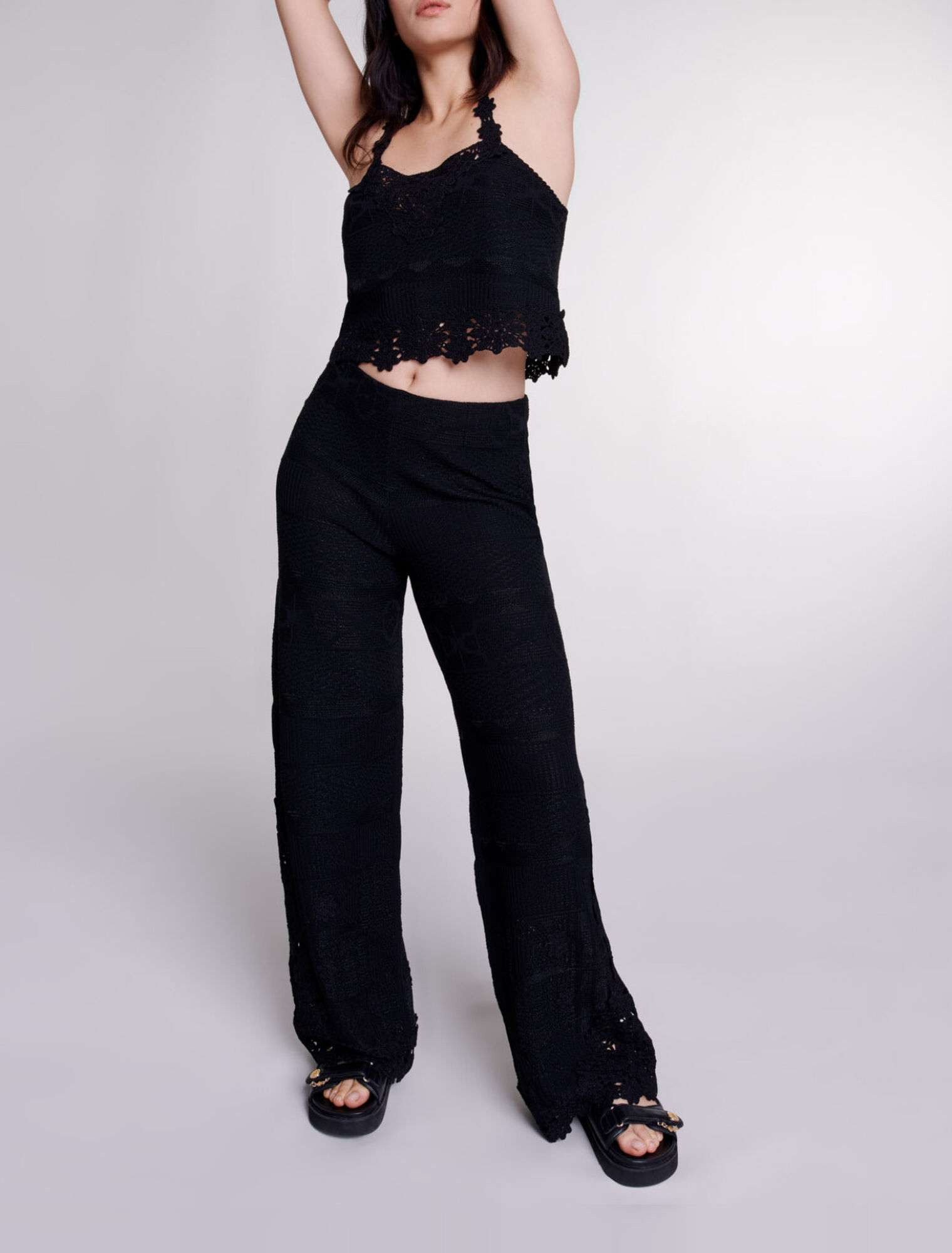 Pantaloni in crochet