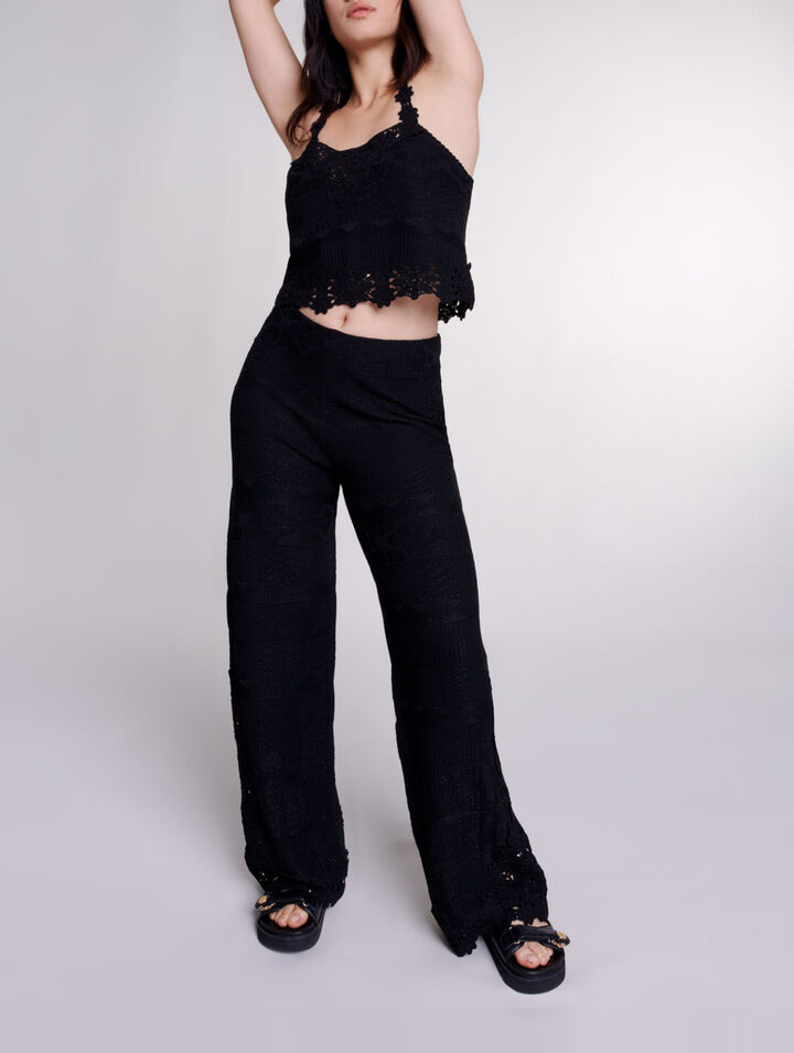 Pantaloni in crochet