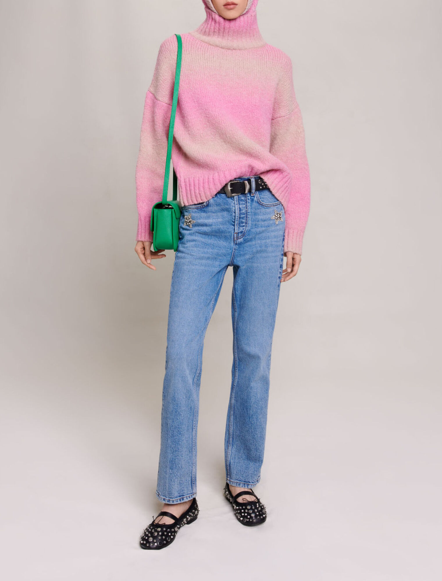 Maglione in maglia sfumata