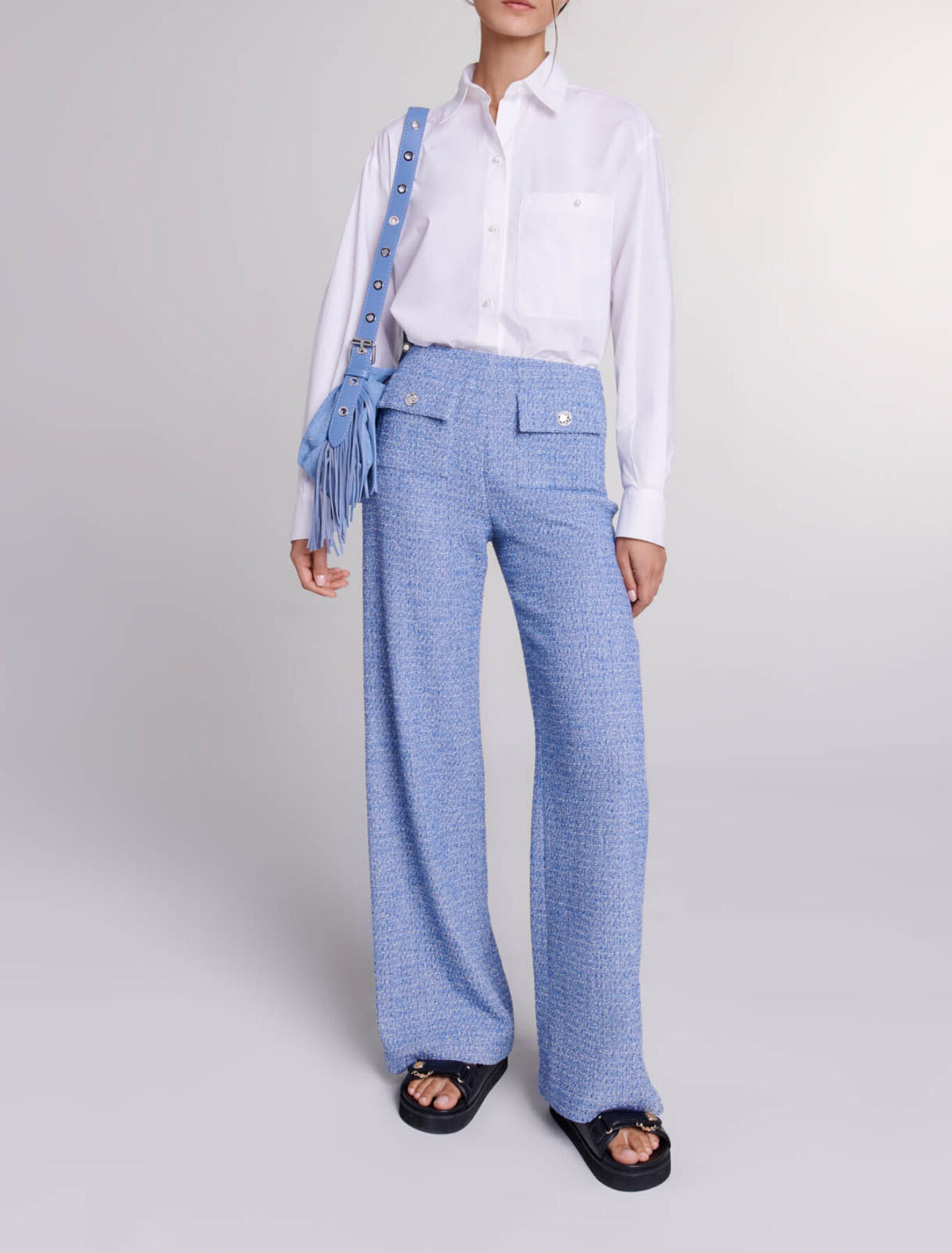 Pantaloni in tweed
