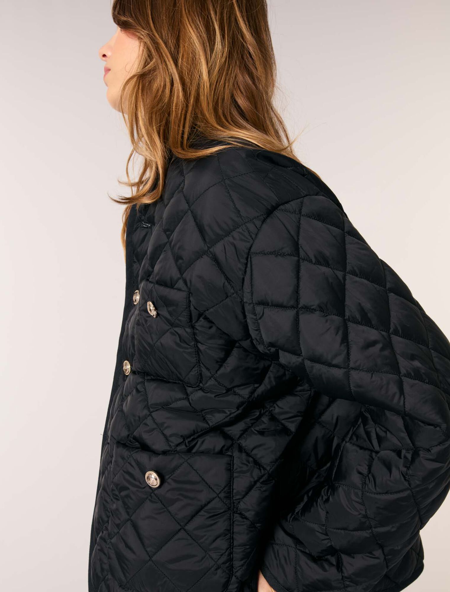 Cappotto trapuntato reversibile