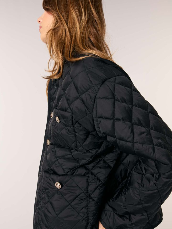 Cappotto trapuntato reversibile