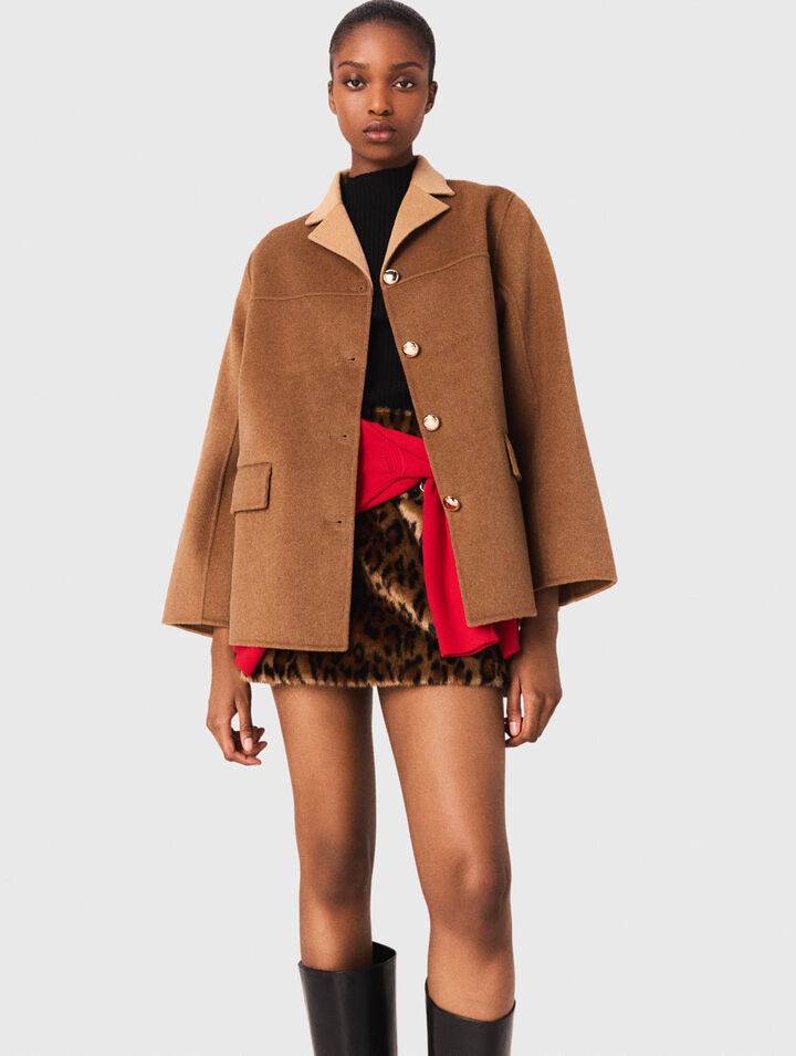 Cappotto double face medio lungo