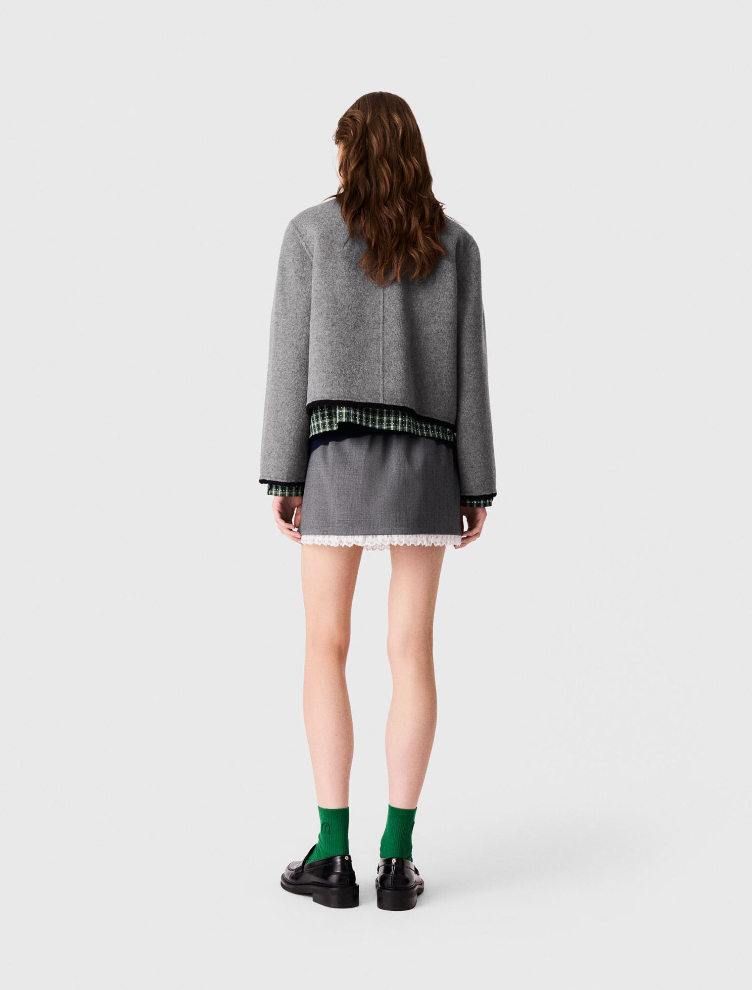 Cappotto corto double face